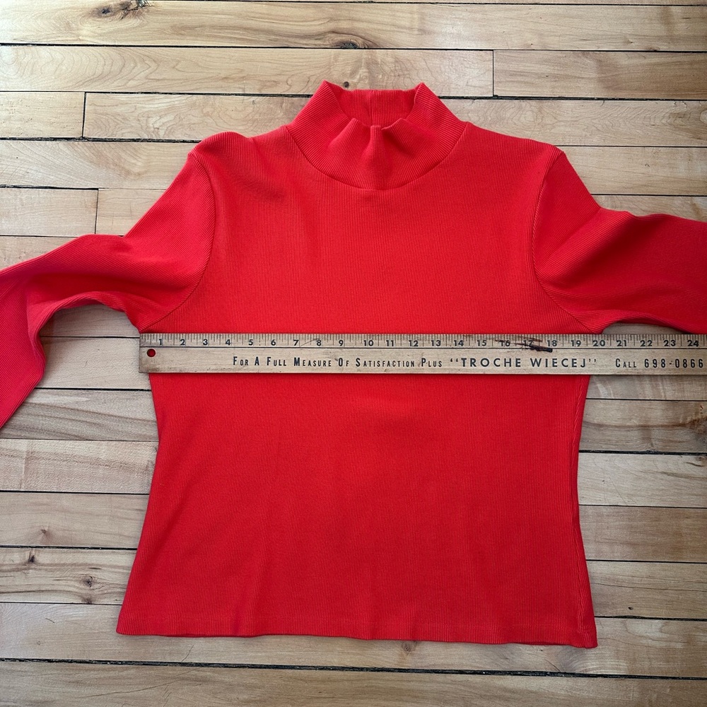 Perfect Red Turtleneck - Picture 3 of 5